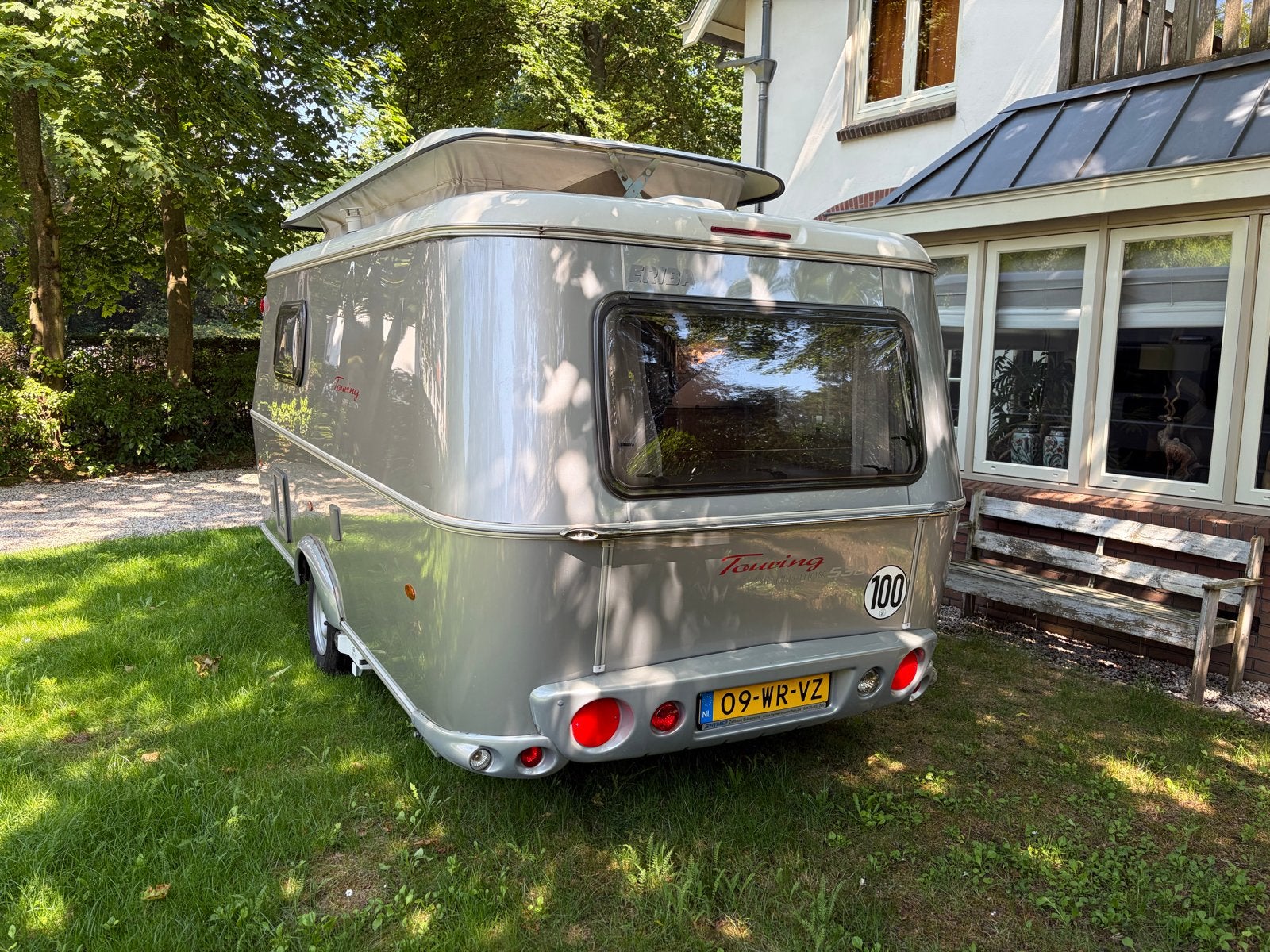 Eriba Touring 530 Silver Edition 2017 met mover en luifel, Caravans en Kamperen, Particulier, Mover, Eriba