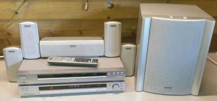 Sony home cinema set receiver str-kls40 + cd dvd dvp-ns433, Ophalen of Verzenden, 70 watt of meer, Sony