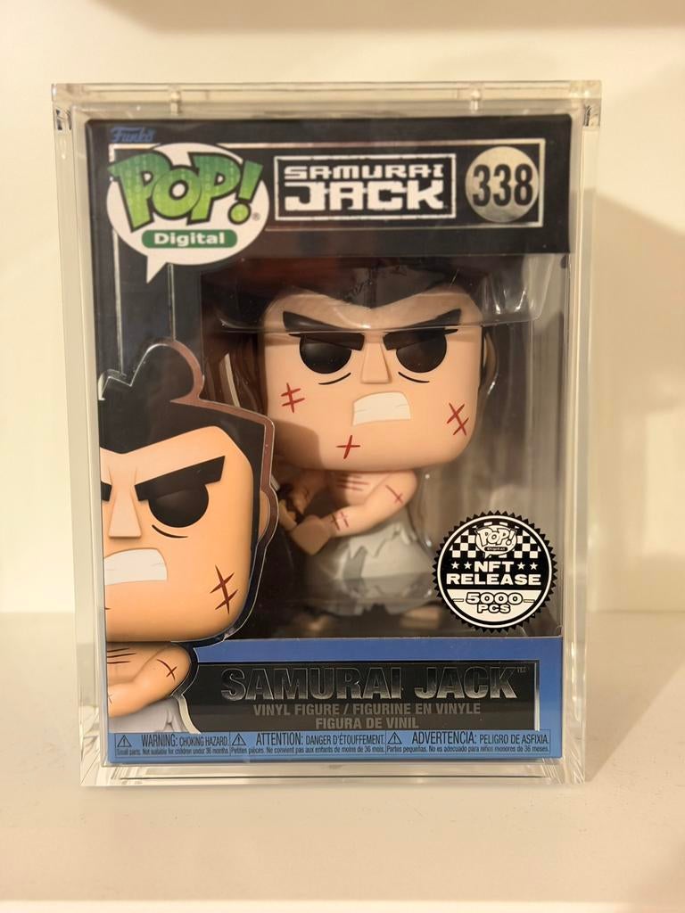 Funko pop samurai jack 338 nft release mint cartoon network, Ophalen of Verzenden, Nieuw