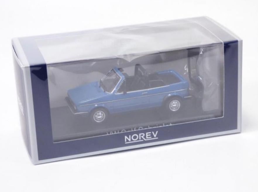 VW Golf Cabriolet 1981 Blauw schaal 1:43 NOREV ref. 840069, Verzenden, Nieuw, Auto, Overige merken