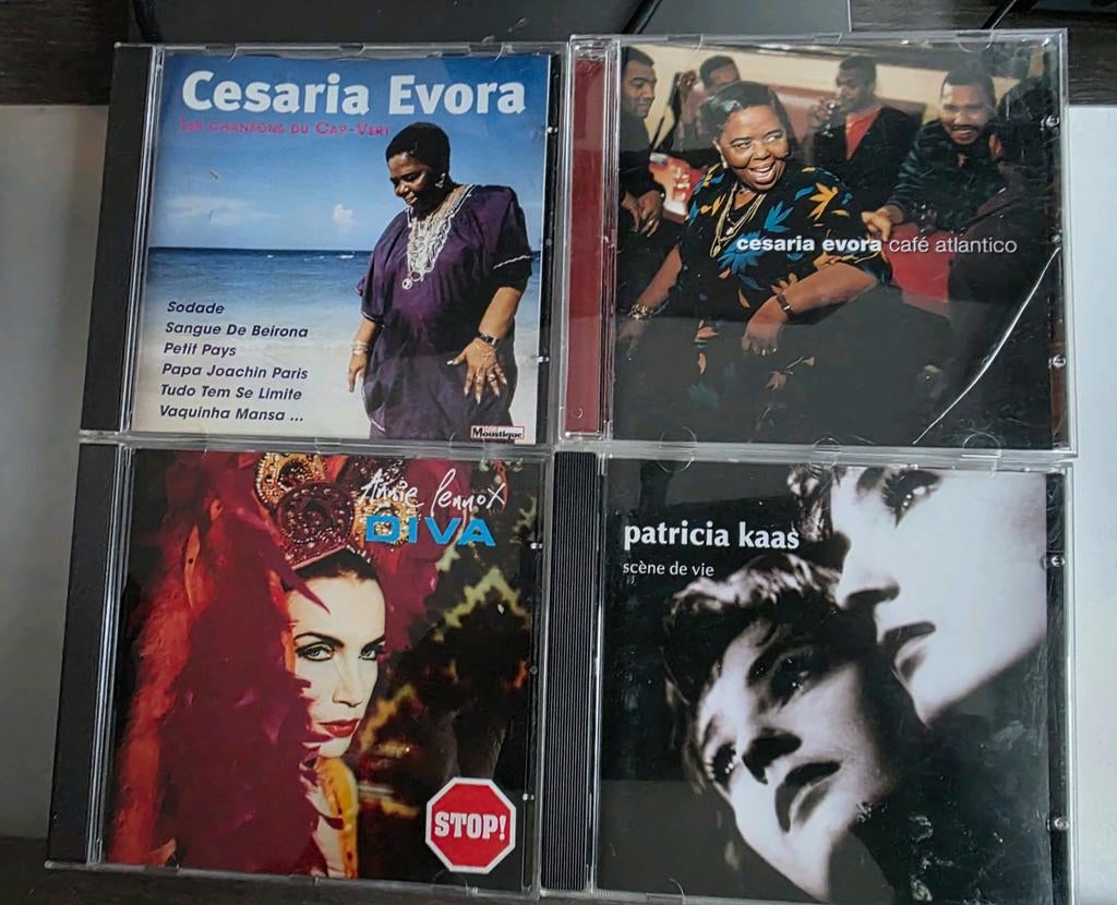 3 CDs  : , Cesaria Evora 2 X , Patricia Kaas €2.50 per stuk, Ophalen of Verzenden, Gebruikt