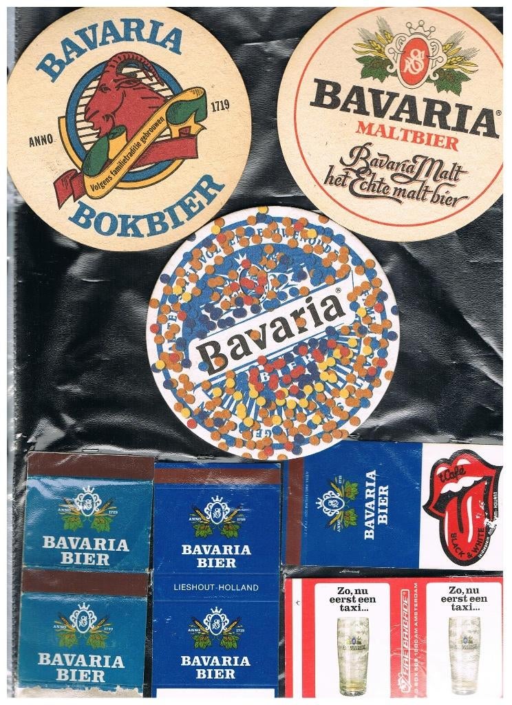 BIERVILTJES BAVARIA VERZAMELING DEEL 1, Verzenden, Nieuw, Viltje(s), Bavaria