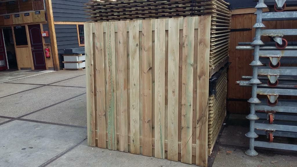 schuttingplanken geïmpregneerd, Tuin en Terras, Palen, Balken en Planken, Ophalen, Nieuw, 180 tot 250 cm, Planken