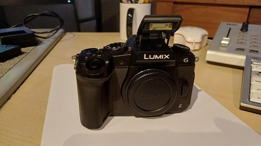Panasonic DMC-G80 MFT Camera + lenzen en accessoires., Gebruikt, Compact, Ophalen of Verzenden, 16 Megapixel