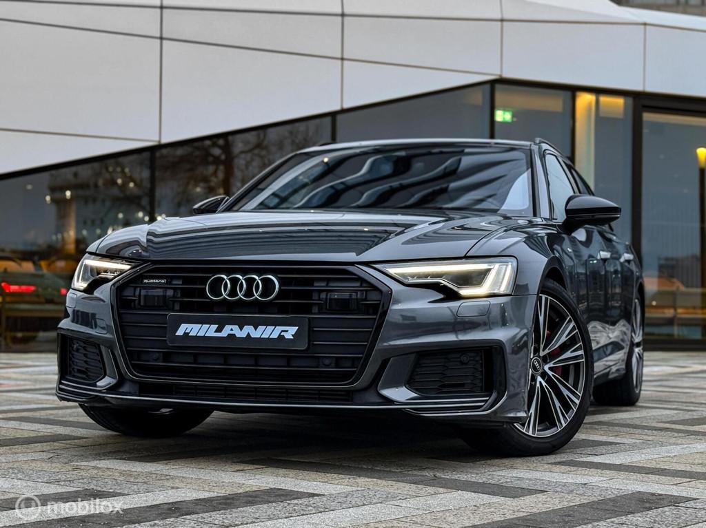 Audi A6 Avant 55 TFSI e quattro S Line Competition|Pano|HUD, Auto's, Audi, Automaat, Gebruikt, 4 cilinders, Leder