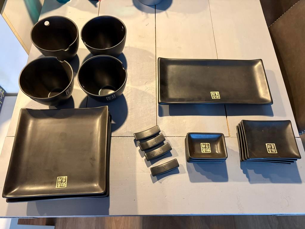 Sushi serviesgoed, Ophalen of Verzenden, Zo goed als nieuw, Overige stijlen