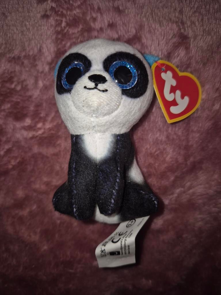 TY Ming Panda Knuffel 10 cm - Nieuwstaat!, Ophalen of Verzenden, Nieuw, Overige typen