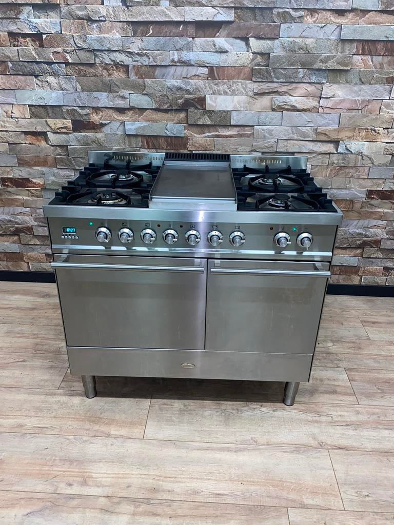 Luxe Boretti 5 pits Quadra-Line met Frytop en 2 ovens 100 cm, Gebruikt, 60 cm of meer, Ophalen of Verzenden, Energieklasse A of zuiniger