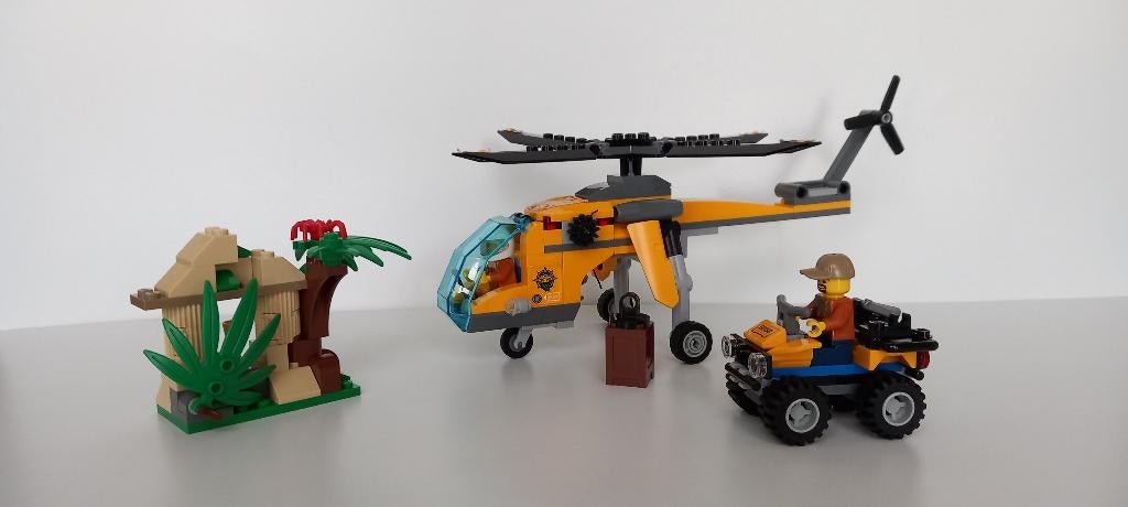 Lego 60158 City Jungle Vrachthelikopter, Ophalen of Verzenden, Gebruikt, Complete set, Lego