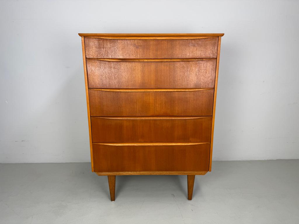 Vintage  ladekast Austinsuite., Zo goed als nieuw, 3 of 4 laden, Minder dan 100 cm, 25 tot 50 cm