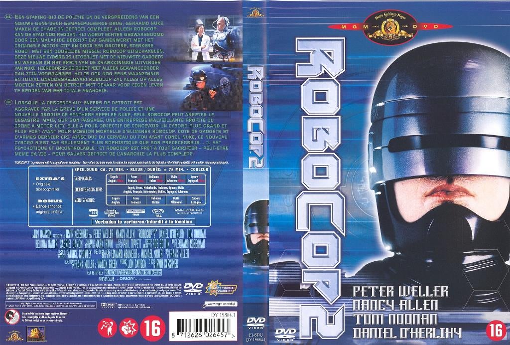 Robocop 1, 2 & 3, Vanaf 16 jaar, Ophalen of Verzenden, Zo goed als nieuw, Actie