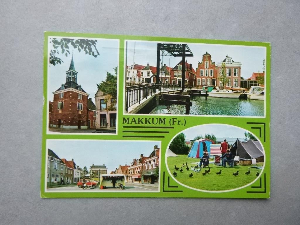 Makkum, brug 1983, Verzenden, 1980 tot heden, Gelopen, Noord-Brabant