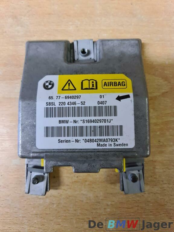 Airbag sensor B-stijl links BMW 5-serie E60 E61 65776940297, Gebruikt, Ophalen of Verzenden, BMW, BMW