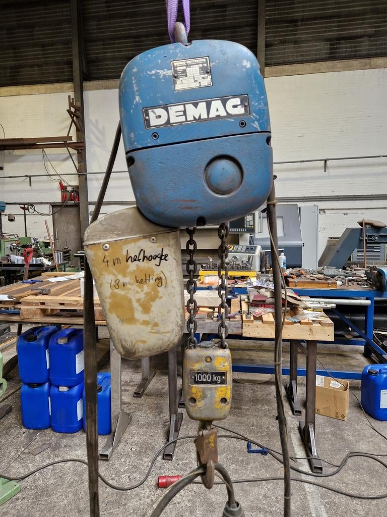 Demag kettingtakel elektrisch 1 ton, Ophalen of Verzenden
