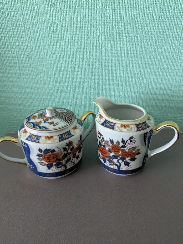 Melk en suiker stelletje Imari, Overige typen, Ophalen of Verzenden, Zo goed als nieuw, Overige stijlen