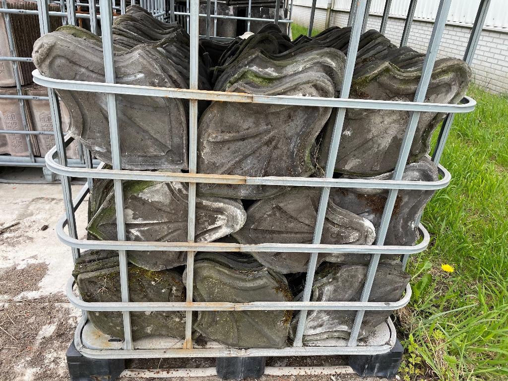 Oegstgeester gesmoorde dakpannen 800 heel / 80 half., Overige materialen, Gebruikt, Oegstgeest, Overige typen