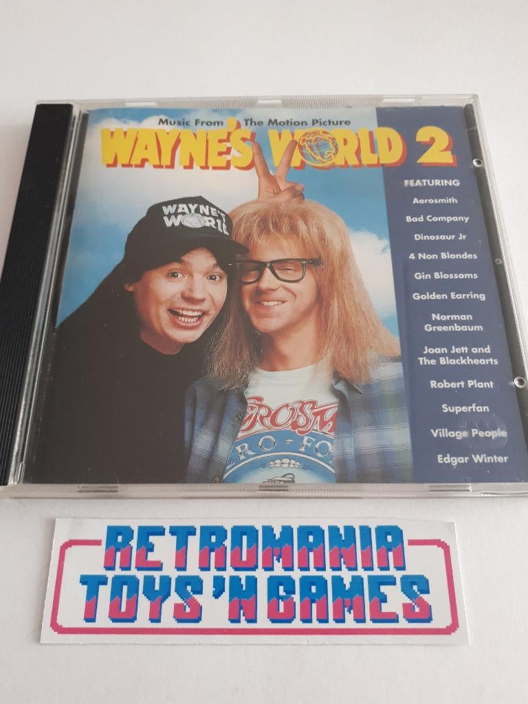 cd soundtrack - wayne's world 2, Cd's en Dvd's, Ophalen of Verzenden, Zo goed als nieuw