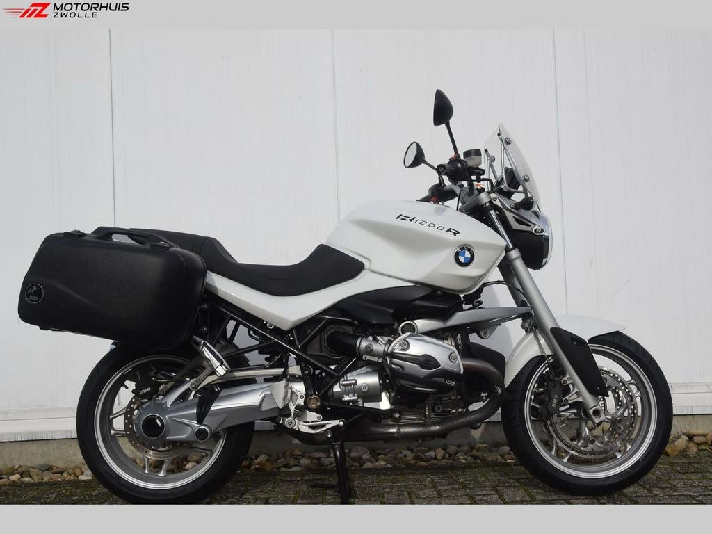 BMW R 1200 R (bj 2008 - 73.675km) Hyperpro - koffers, Motoren, 2 cilinders, Motorrijbewijs A, Bedrijf, Meer dan 35 kW