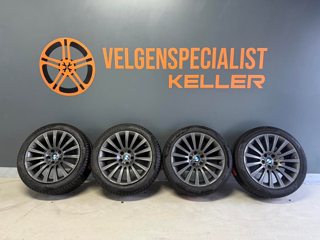 Bmw 5 6 serie (gt) 19 inch Style 235 breedset velgen Pirelli, Ophalen of Verzenden, 19 inch, Winterbanden, Banden en Velgen
