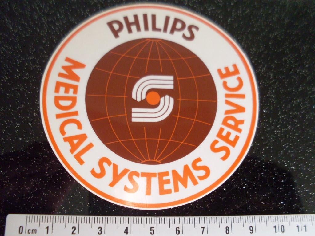 ruit sticker philips medical systems service logo, Ophalen of Verzenden, Zo goed als nieuw, Merk