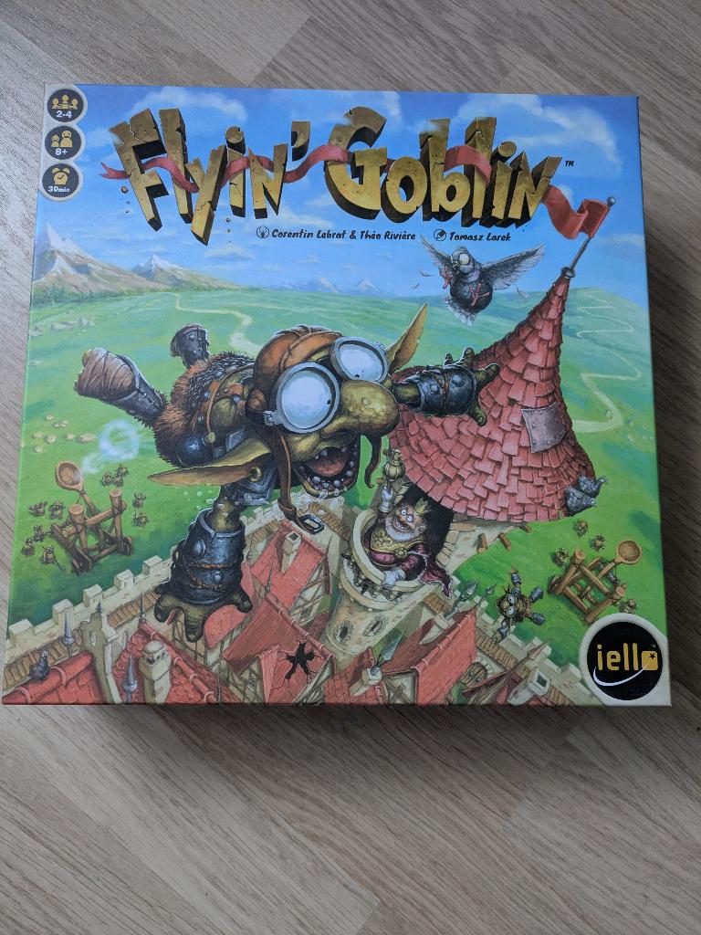 Flyin Goblin bordspel, Een of twee spelers, Ophalen of Verzenden, Zo goed als nieuw, IELLO