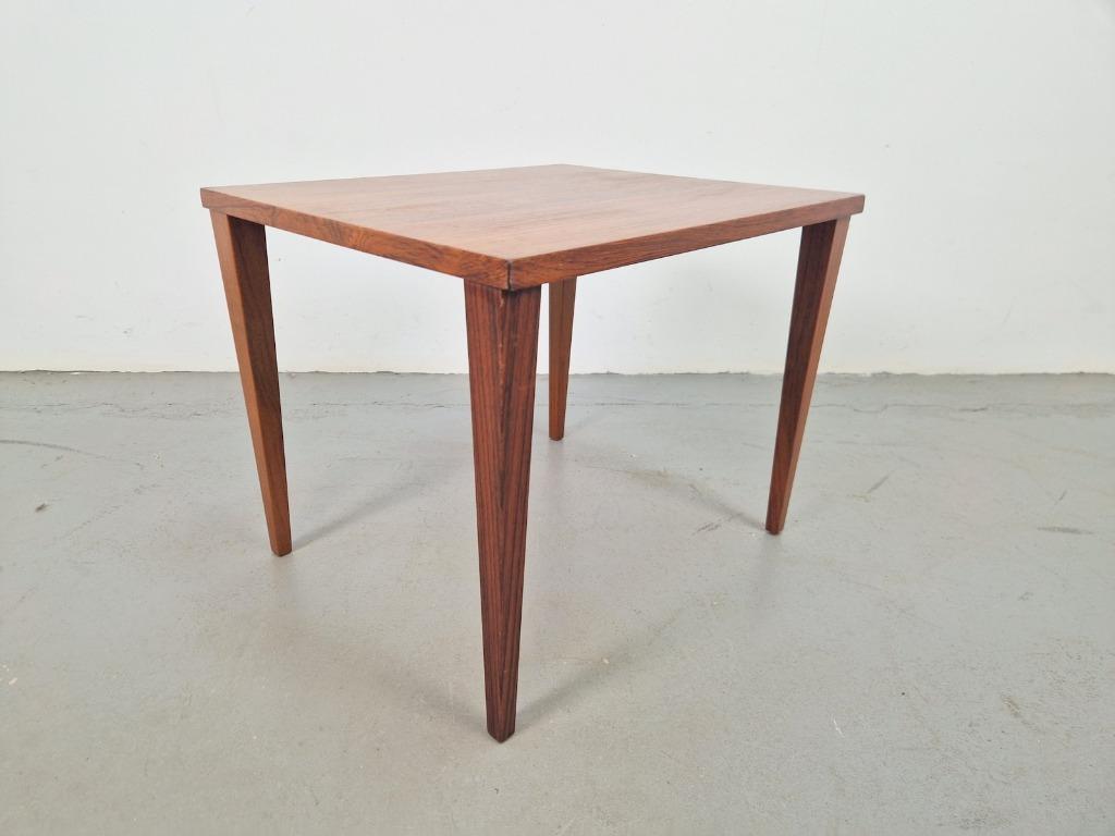 Vintage teak Bijzettafel HM Møbel Denmark 1960 Danish design, Minder dan 45 cm, Minder dan 55 cm, N, Vintage