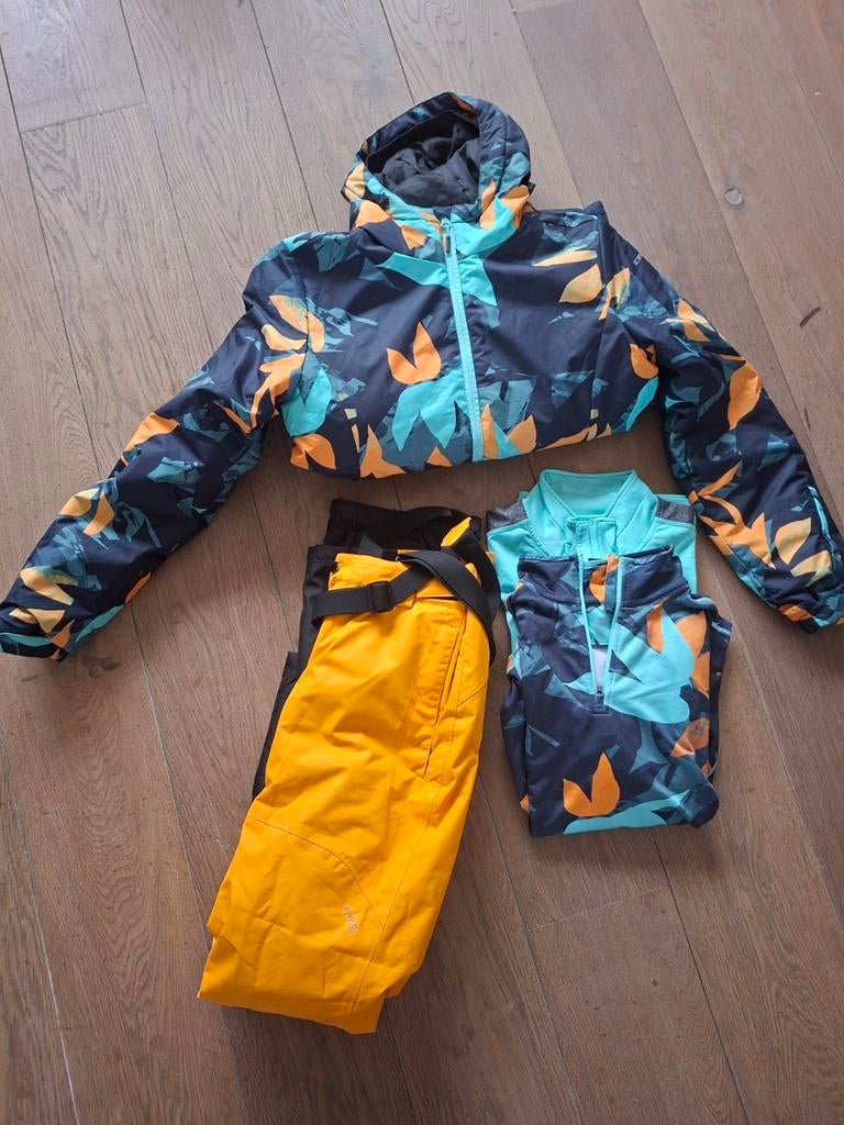 Ski set 164 meisje, Kinderen en Baby's, Kinderkleding | Maat 164, Ophalen of Verzenden, Zo goed als nieuw, Meisje, Broek