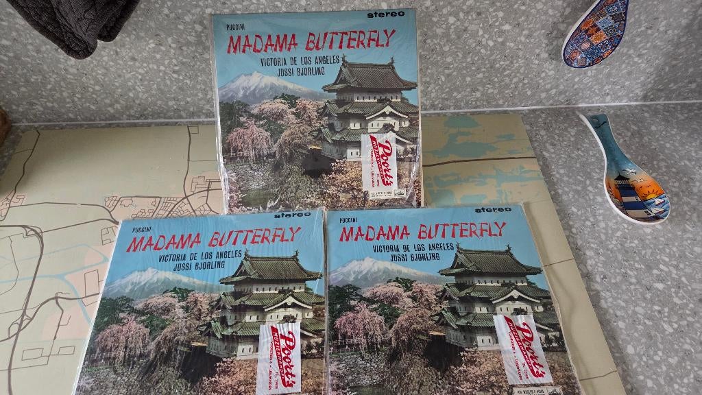Madama Butterfly van Puccini, Cd's en Dvd's, Vinyl | Klassiek, Gebruikt, Opera of Operette, Ophalen of Verzenden, 12 inch