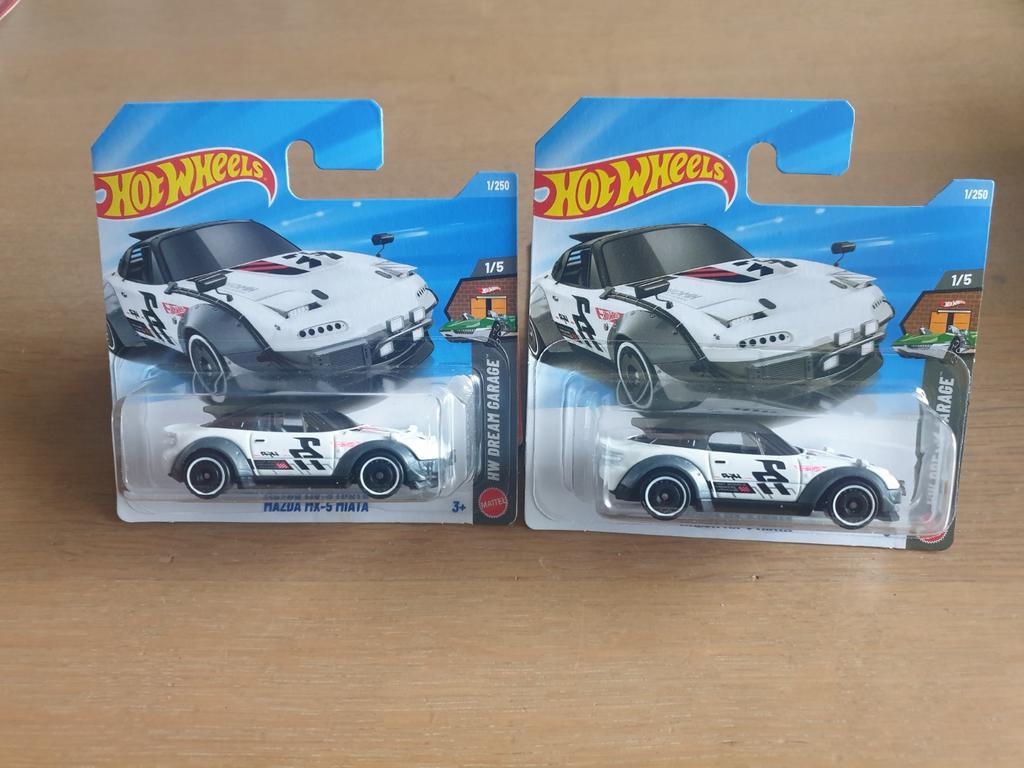 Mazda MX-5 MIATA kleur Wit Hotwheels, Ophalen of Verzenden, Nieuw, Auto