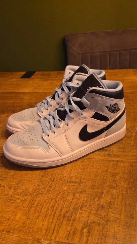 Nike Air Jordan Mid SE Ice Blue maat 41, Blauw, Ophalen of Verzenden, Gedragen, Nike Air Jordan