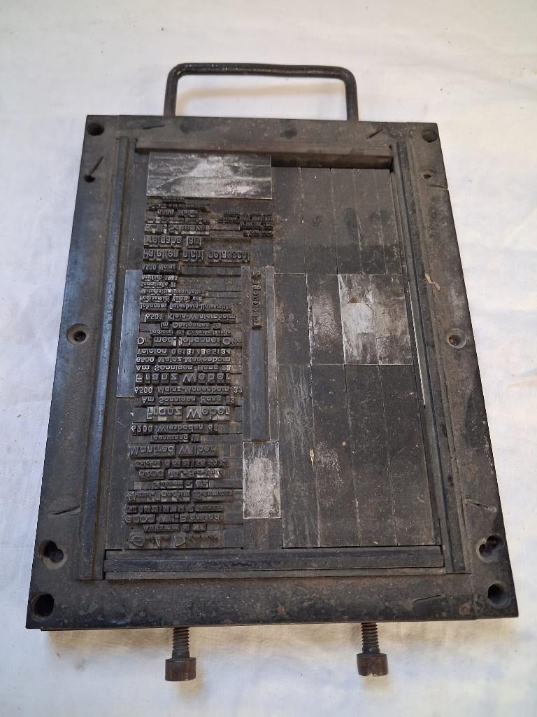 metalen letterbak, Ophalen of Verzenden, Gebruikt