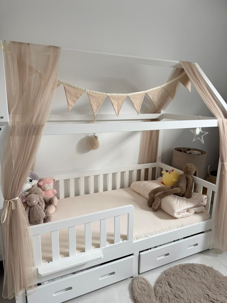 Te koop: nieuw kinderbedje 80x160, Ophalen, Nieuw, Matras, Minder dan 70 cm