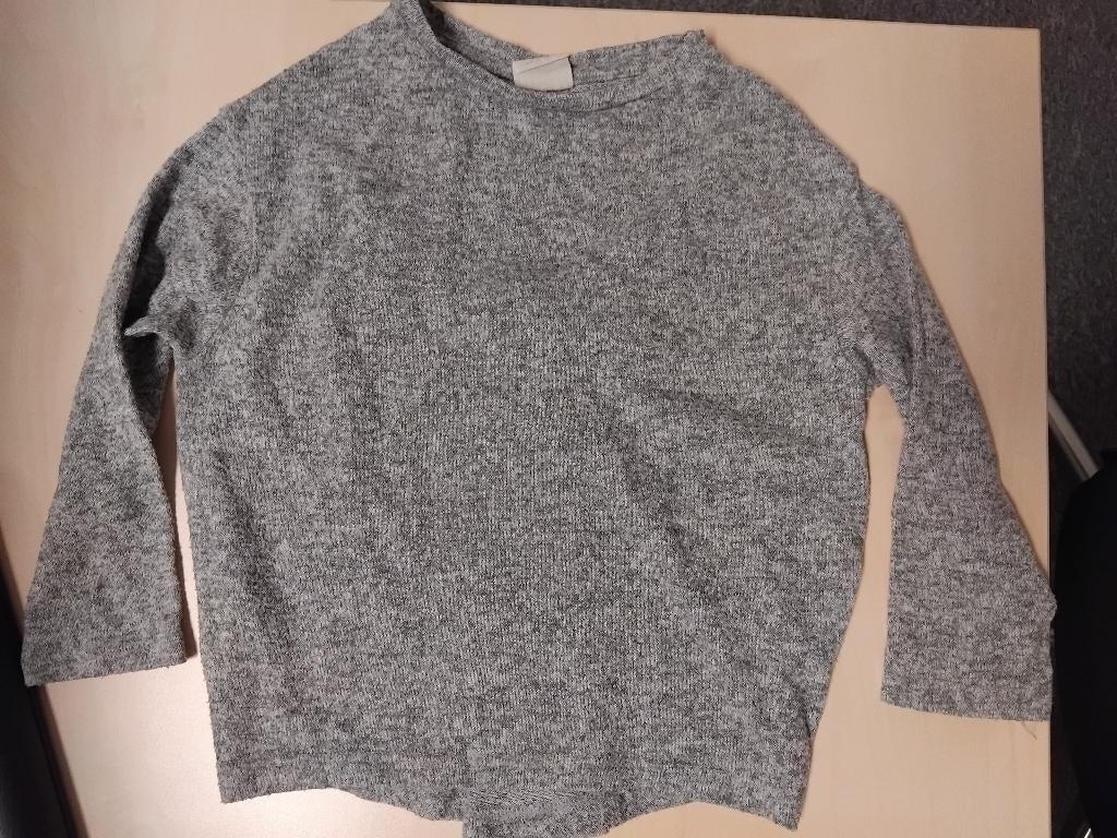 Zara trui grijs maat 110 truitje, Meisje, Trui of Vest, Ophalen of Verzenden, Zo goed als nieuw