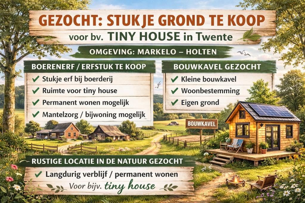 Gezocht: stukje grond in de natuur!, Dieren en Toebehoren