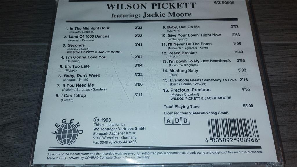 Wilson Pickett - Wilson Pickett Featuring Jackie Moore, Ophalen of Verzenden, Zo goed als nieuw