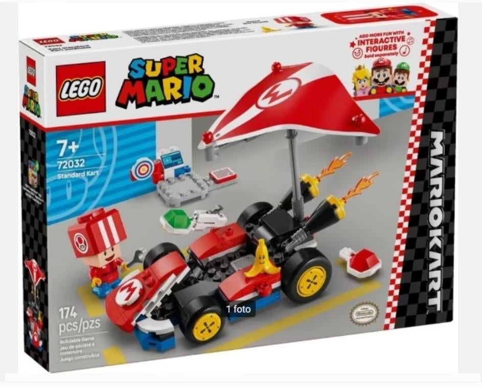 Lego Super Mario 72032 - Standard Kart NIEUW IN DOOS, Ophalen of Verzenden, Nieuw, Complete set, Lego