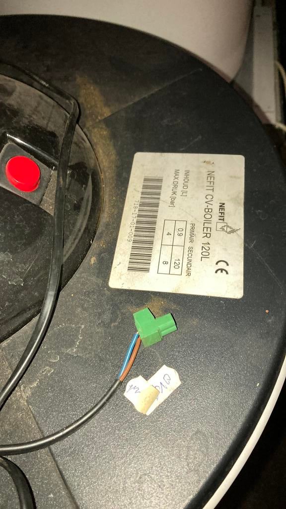 Nefit boiler 120 l, Doe-het-zelf en Verbouw, Geisers en Boilers, Ophalen of Verzenden, Gebruikt, Boiler