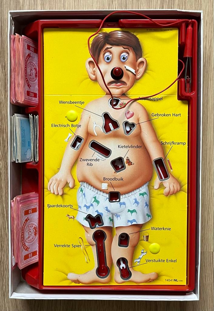 Dokter Bibber spel - MB Spellen, Een of twee spelers, Ophalen of Verzenden, Gebruikt