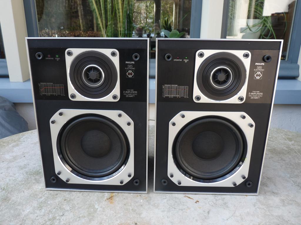 Philips MFB 585 Motional Feedback nette staat met garantie, Audio, Tv en Foto, Luidsprekers, Ophalen, Philips, Refurbished, 120 watt of meer