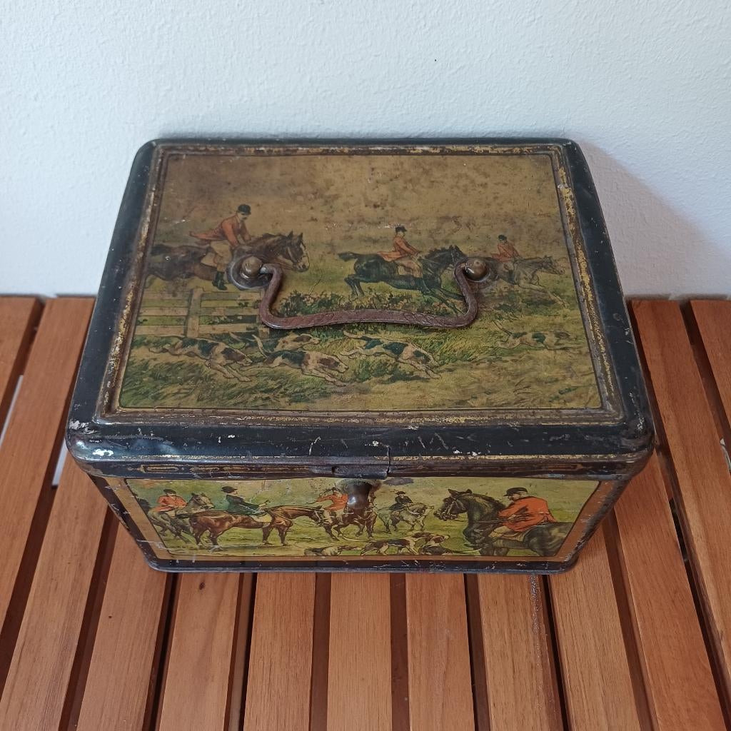 Oud blik jacht, Ophalen of Verzenden, Gebruikt, Overige, Overige merken