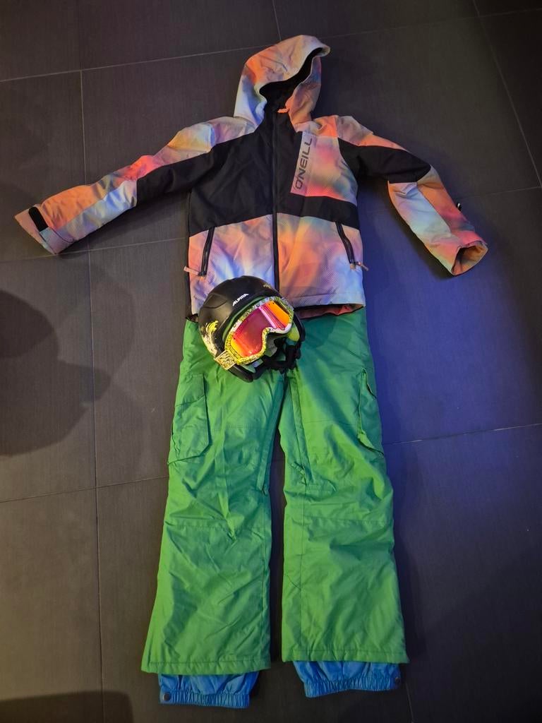 Oneill ski-jas , Firefly skibroek evt  helm en skibril, Overige typen, O'Neill, Overige maten, Ophalen of Verzenden