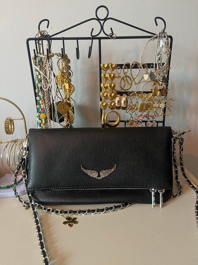 Zadig & Voltaire Tasje - Stijlvol!, Sieraden, Tassen en Uiterlijk, Tassen | Damestassen, Verzenden, Zo goed als nieuw, Zwart, Schoudertasje