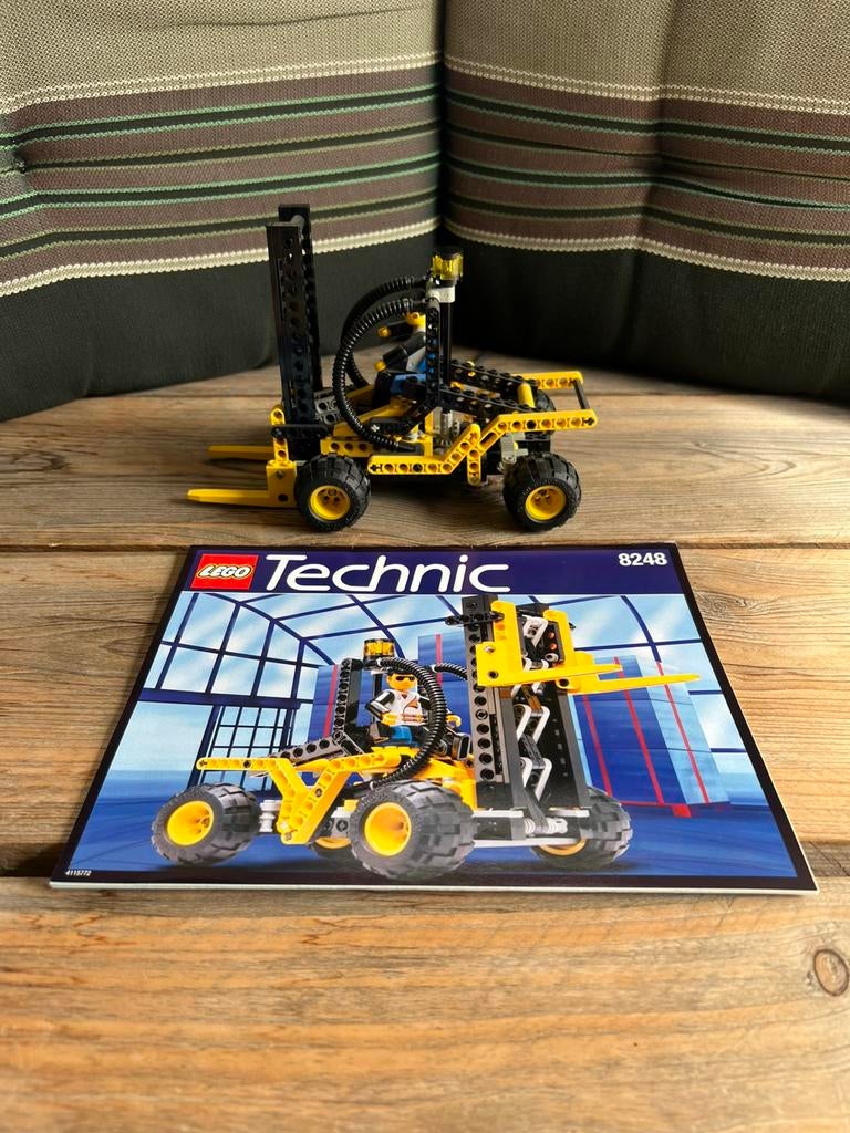 Lego Technic 8248 Vorkheftruck Forklift Compleet Werkt 100%, Lego, Ophalen of Verzenden, Zo goed als nieuw, Complete set
