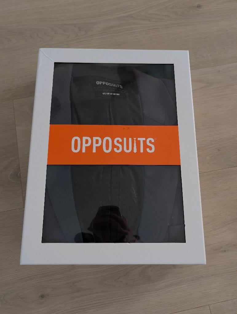OppoSuits REFLECTIVE PERFECTIVE pak, Ophalen of Verzenden, Zo goed als nieuw, Kostuum, Carnaval