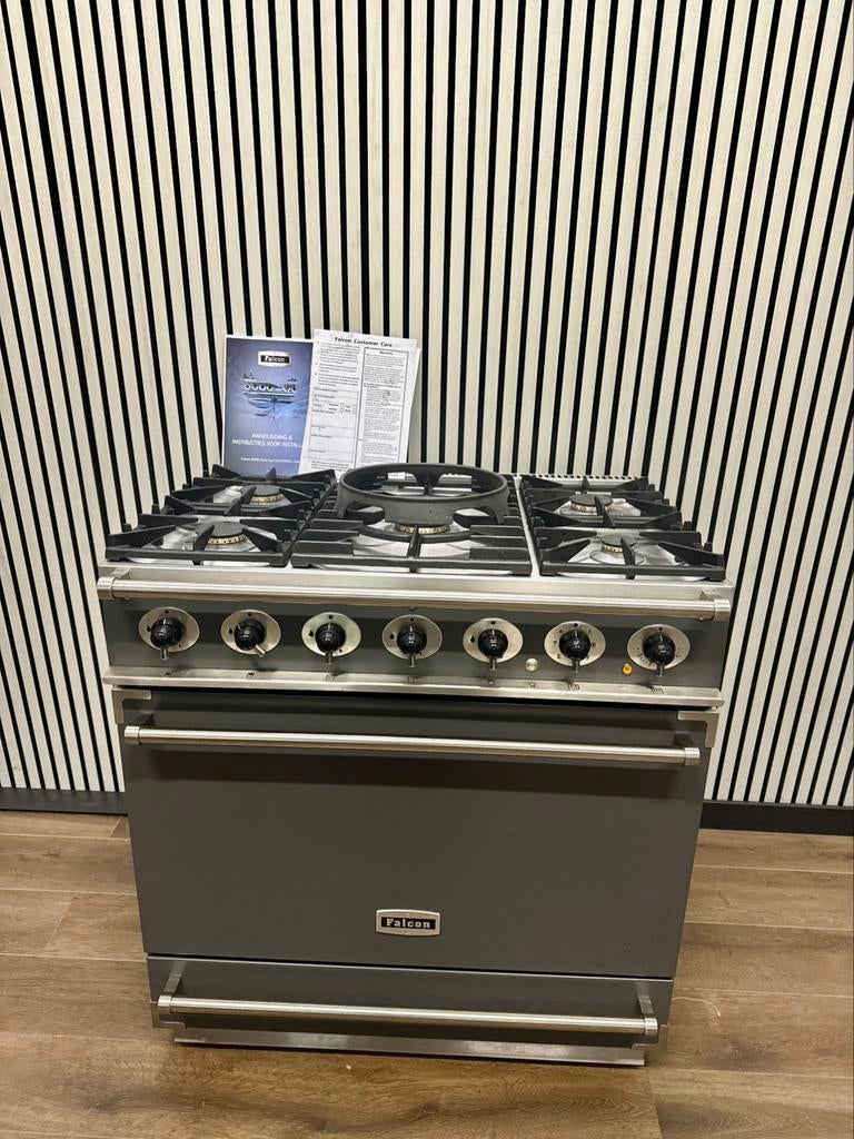 Luxe Fornuis Falcon 900S Dual Fuel Gas-elektro 90 cm, Witgoed en Apparatuur, 60 cm of meer, Fornello Esperta, Ophalen of Verzenden