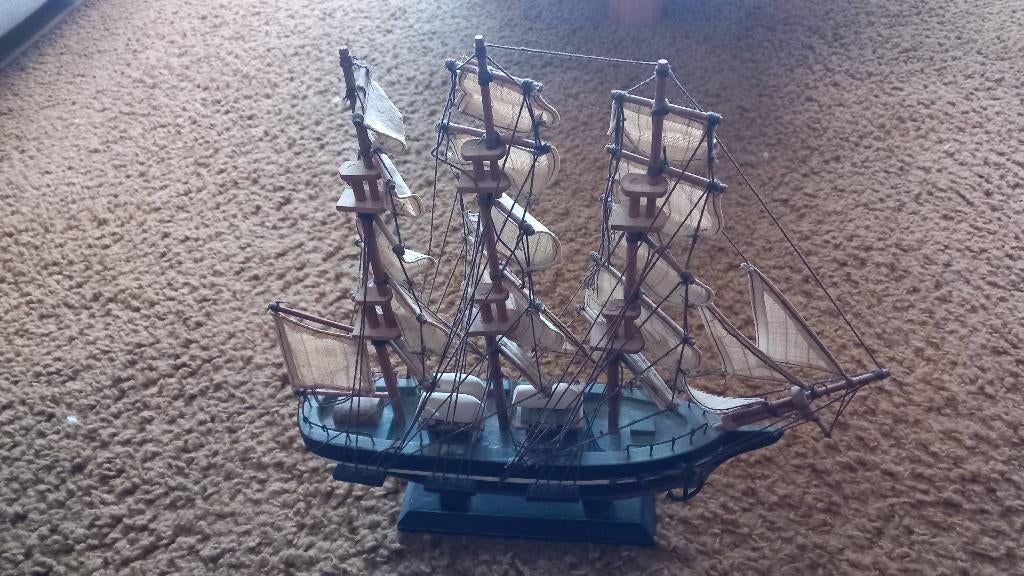 model  zeilschip, Hobby en Vrije tijd, Modelbouw | Boten en Schepen, Ophalen, Gebruikt