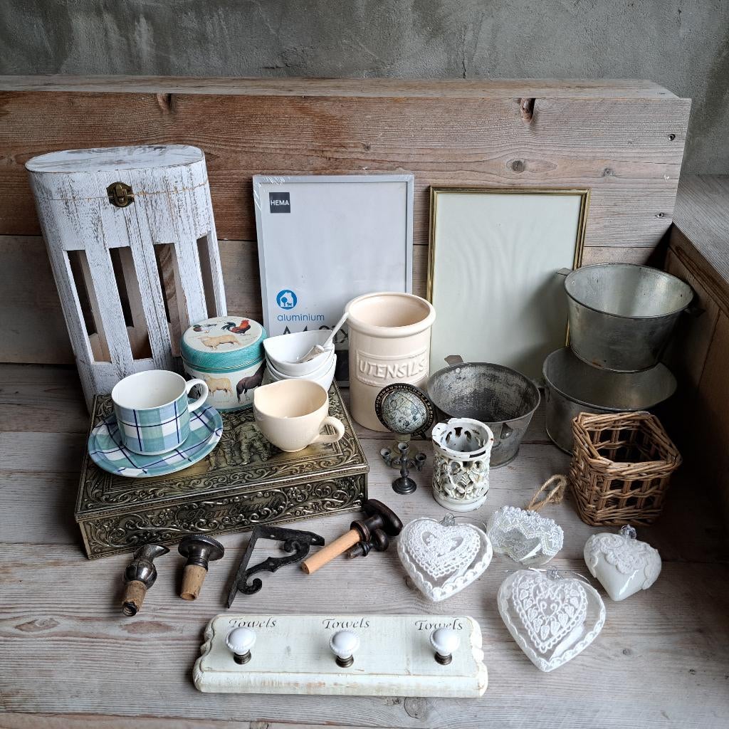 OPRUIMING Partij div. decoratie woonaccessoires *Etage3*, ., Ophalen of Verzenden, Zo goed als nieuw, .