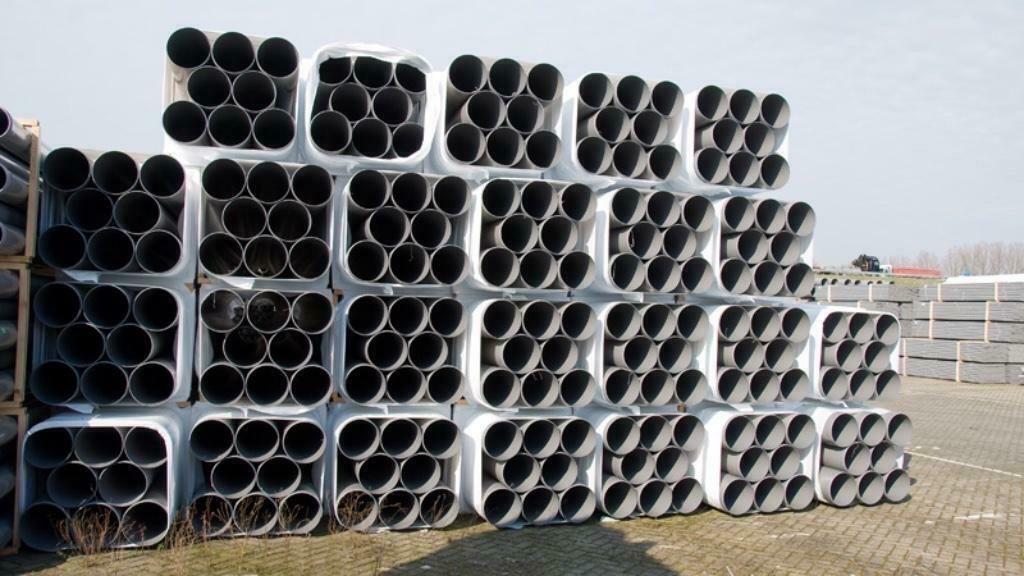 PVC riool buis sn 8 met mof  altijd goedkoop 3.67€, Doe-het-zelf en Verbouw, Buizen en Afvoer, Ophalen, Afvoer, Pvc, Nieuw