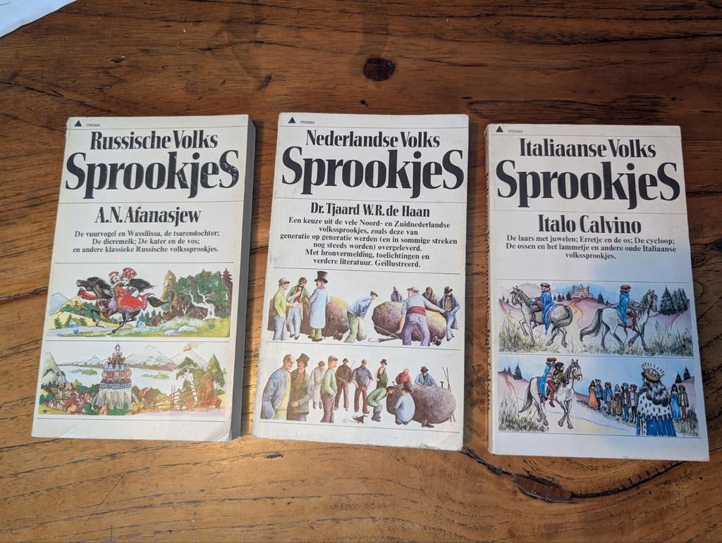 3 Volks sprookjes boeken: Nederlandse,  Italiaanse Russische, Boeken, Sprookjes en Fabels, Ophalen of Verzenden