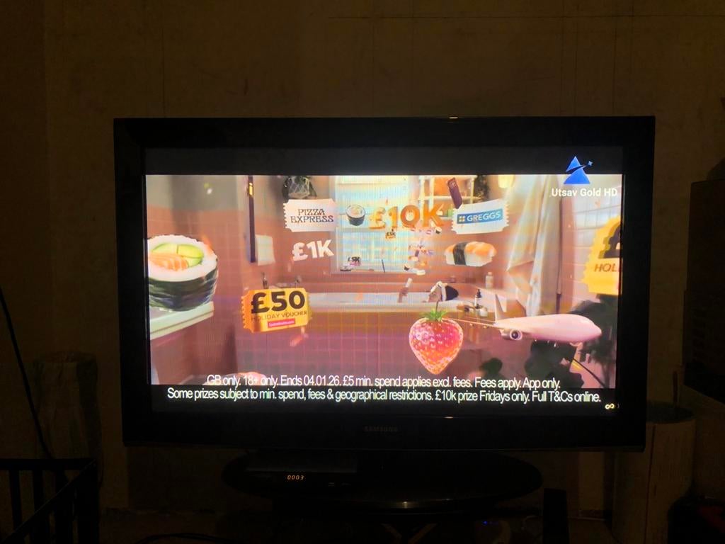 Student tv Samsung TV met streep - Prima werkend, Audio, Tv en Foto, Televisies, Gebruikt, LED, 100 cm of meer, Full HD (1080p)